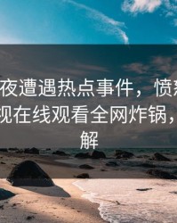 明星深夜遭遇热点事件，愤怒曝光！蘑菇影视在线观看全网炸锅，详情了解