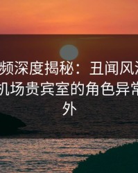 樱桃视频深度揭秘：丑闻风波背后，网红在机场贵宾室的角色异常令人意外