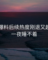 51吃瓜爆料后续热度刚退又起，让人一夜睡不着